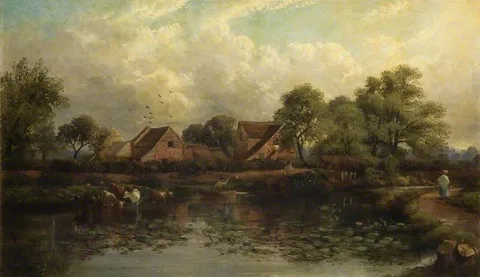 John Joseph Hughes, Farm in Wood Lane, Handsworth, Birmingham
