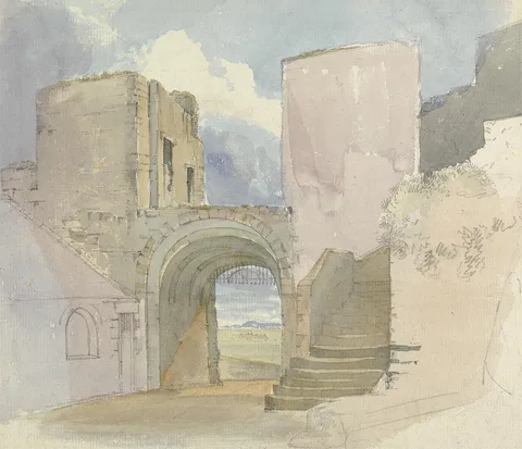 Edward Hastings, Gateway at Bamburgh Castle
