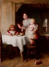 Alexander Hohenlohe Burr, Saying Grace