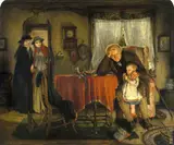 Alexander Hohenlohe Burr, Scene from 'Dora', by Alfred Tennyson