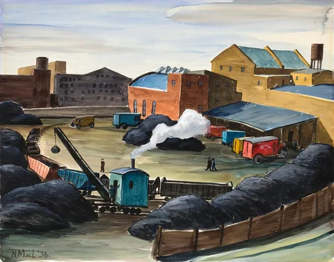 Norman MacLeish, Coal Yard