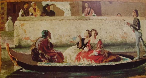 Federico Faruffini, Titian's Gondola