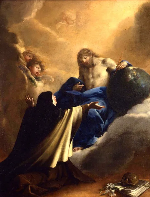 Bartolomeo Guidobono, The Vision of Saint Teresa