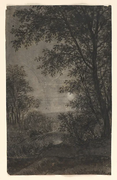 Anthonie Waterloo, Landscape by Moonlight