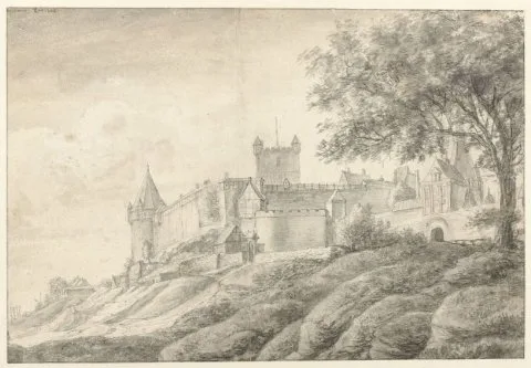 Anthonie Waterloo, Gezicht op het kasteel Bentheim