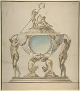 Luigi Valadier, Design for a Gold and Silver Bishop's Reliquary