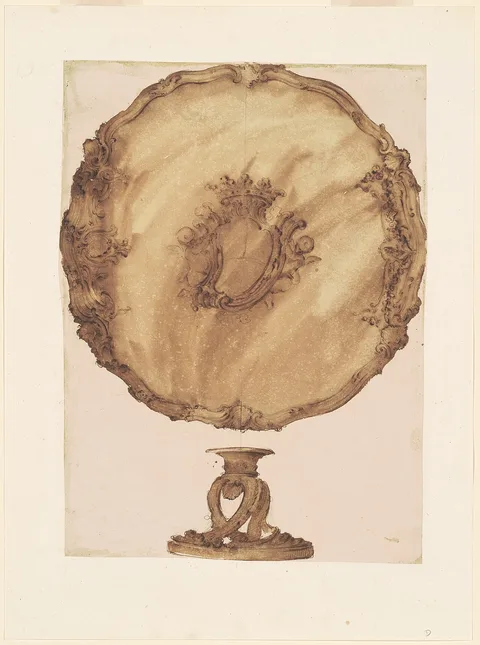 Luigi Valadier, A Salver with Two Bases