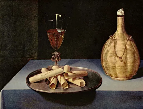 Lubin Baugin, Still-Life with Wafer Biscuits