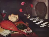 Lubin Baugin, Still-life with Checker
