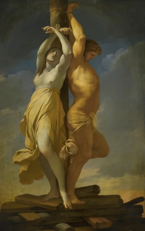 Lubin Baugin, Olindo and Sofronia on the Pyre