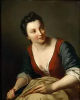 Jean-Baptiste Santerre, A Kitchen Maid