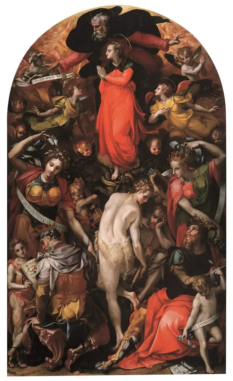 Carlo Portelli, Dispute over the Immaculate Conception
