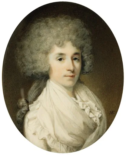 Henry Edridge, Miniature of Francoise Lambertine de Kolbel, Lady Payne and 1st baroness Lavington (1767—1807).