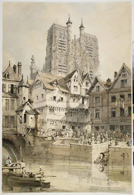 Henry Edridge, View Of Abbeville