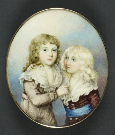 Henry Edridge, Portrait of Two Children