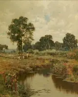 Edward Wilkins Waite, An August Afternoon, Woolhampton, Berkshire