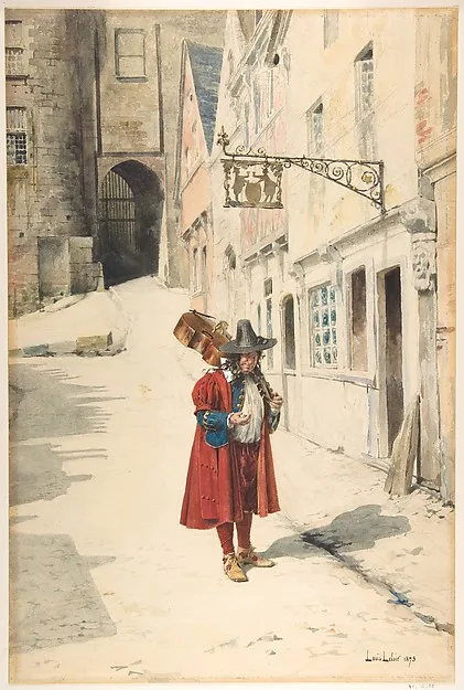 Louis-Alexandre Leloir, Wandering Minstrel; Old Nuremberg