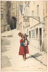 Louis-Alexandre Leloir, Wandering Minstrel; Old Nuremberg