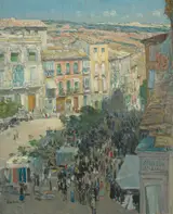 Childe Frederick Hassam, El Zocodover, Toledo, Spain