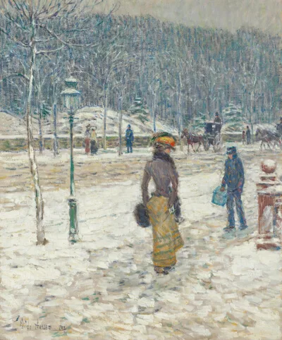 Childe Frederick Hassam, New York Street
