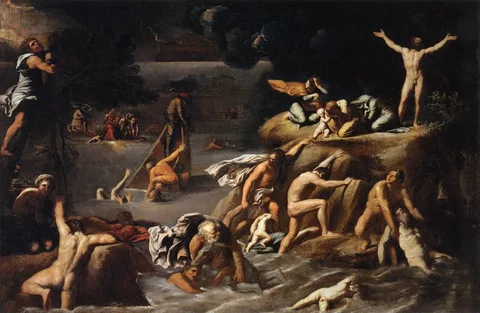 Antonio Carracci, The Flood
