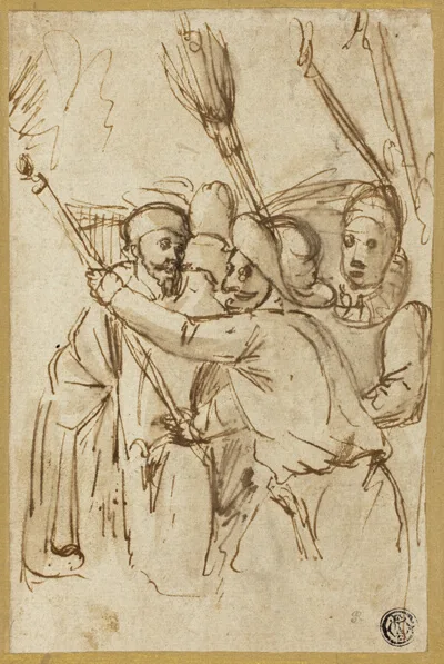 Antonio Carracci, Carnival Figures