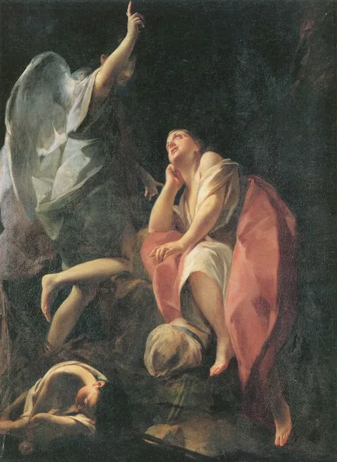 Federiko Benković, Hagar and Ishmael in the Desert