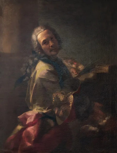Federiko Benković, Portrait of a painter