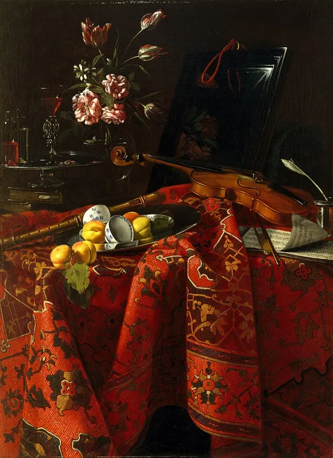 Cristoforo Munari, Still Life with Musical Instruments