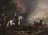 Jan Van Huchtenburg, Henry Casimir II, Prince of Nassau-Dietz, in a Battle