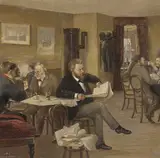 Olaf Simony Jensen, At the gentleman's club.