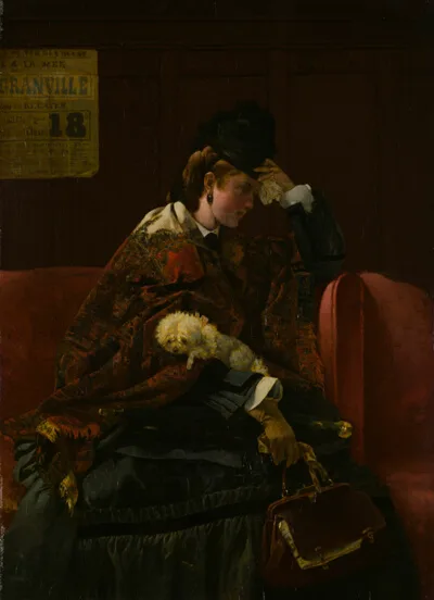 Alfred Stevens, At the Railway Station