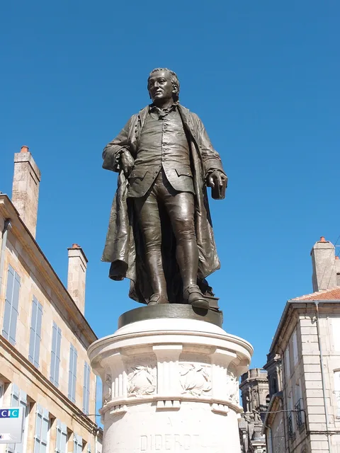Frédéric Auguste Bartholdi, statue of Denis Diderot