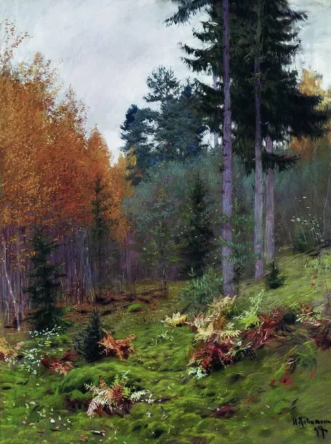 Isaac Levitan, In the Forest in Autumn