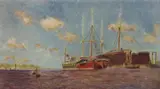 Isaac Levitan, A fresh breeze On the Volga study