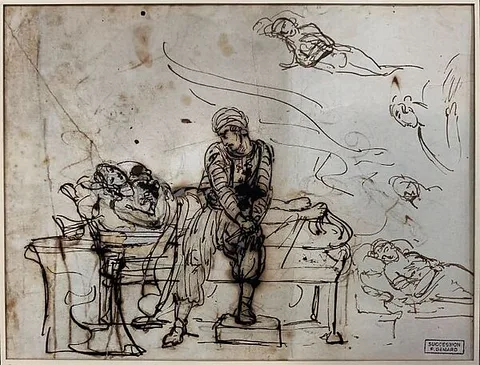 François Gérard, Othello Hesitating to Kill Desdemona