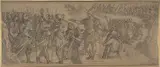 Alessandro Allori, Design for a Narrative Frieze:  A Commander Addressing His Troops