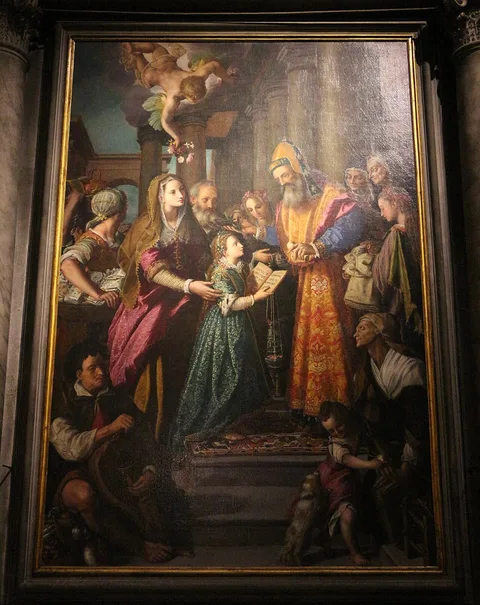Alessandro Allori, Presentation of Virgin Mary at the Temple