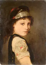 Nikolaos Gyzis, Girl from Megara