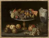 Fede Galizia, Pedestal plate with southern fruit