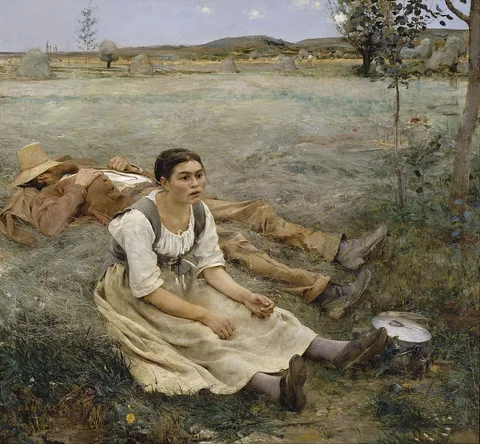 Jules Bastien-Lepage, Hay Making