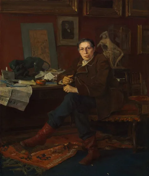 Jules Bastien-Lepage, Albert Wolff in His Study