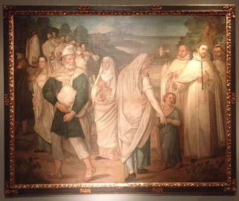 Francisco Pacheco, Disembarkation of Captives Ransomed by Saint Peter Nolasco