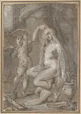 Bartholomeus Spranger, Venus and Amor