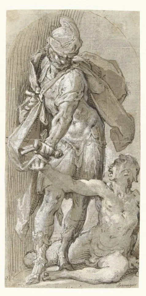 Bartholomeus Spranger, Saint Martin and the Beggar
