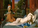 Hippolyte Flandrin, Odalisque with Slave