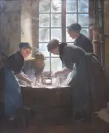 Anna Elizabeth Klumpke, In the Wash-House