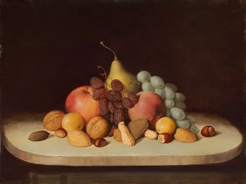 Robert Seldon Duncanson, Still Life with Fruit and Nuts