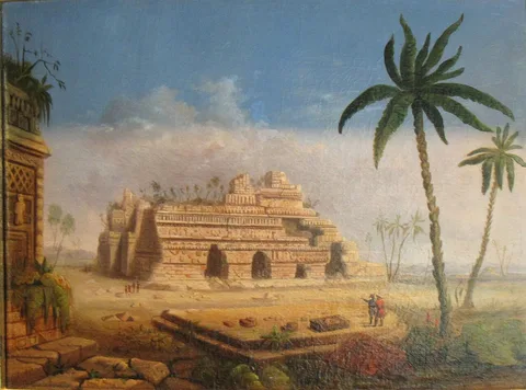 Robert Seldon Duncanson, Mayan Ruins, Yucatan