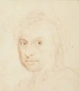 Anton von Maron, Studie voor een portret van een man